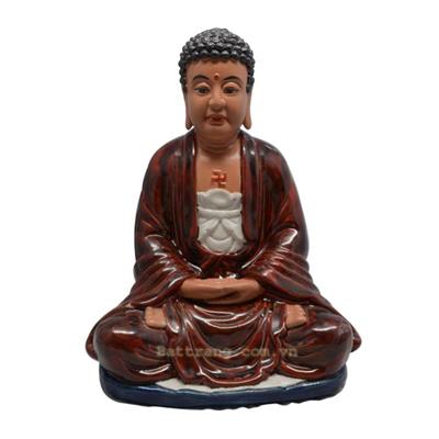 Tượng Phật A Di Đà gốm sứ Bát Tràng