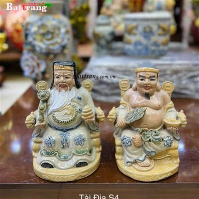 Tượng Tài Địa S4 Gốm Sứ Bát Tràng – Cao 19cm